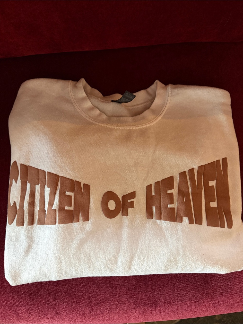 Citizen of Heaven Sweatshirt with Brown Logo